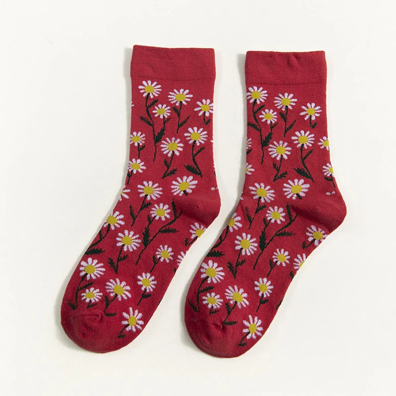 Street Socks 08 Уличная одежда для скейтборда, новинка, корейские забавные зимние спортивные женские хлопковые милые Мультяшные носки, теплые сумасшедшие короткие счастливые носки для женщин и мужчин - Цвет: Street Socks 08