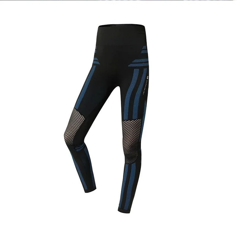 

Sexy Mesh Patchwork Yoga Pants Black High Waist Elastic Running Fitness Slim Sport Pants Mesh Stitching Sexy Yoga Pants