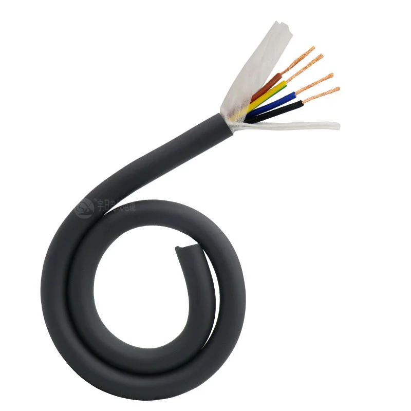 Towline провод 4 ядра 0 3 5 75 1 5мм ² высокий гибкий 22 20 18 17 16 AWG серый кабель с цепью м