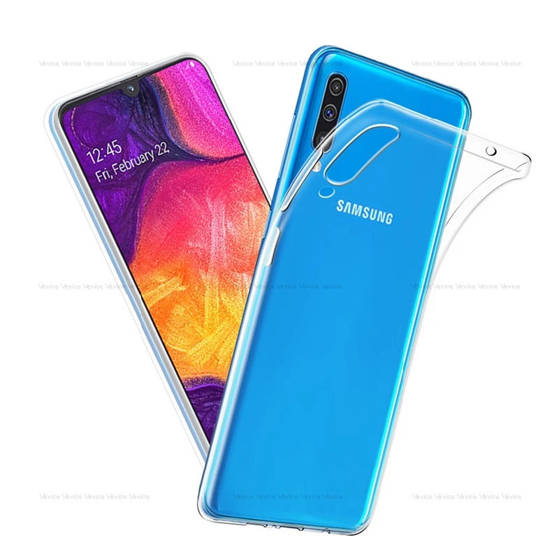Прозрачный мягкий чехол из ТПУ для Samsung Galaxy A30 A40 A50 A60 A70 A80 M40 M30 M20 S8 S10 S9 Plus Note 10 Pro 8 9