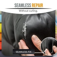 2530cm self adhesion litchi faux synthetic leather repair patch multicolor pu sofa hole repair car sticker decoration dropship