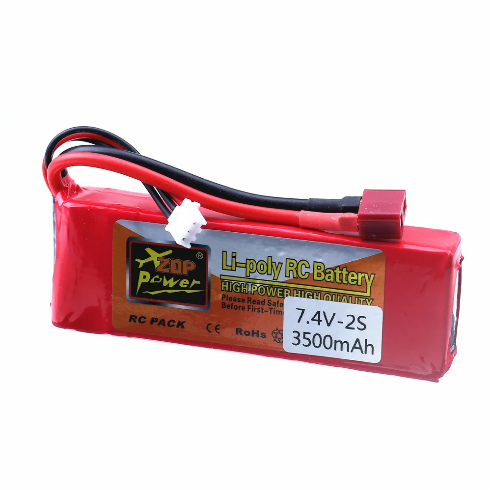2s 7 4 V 3500mAh Lipo батарея для Wltoys 1/14 144001 RC автомобиль Лодка запасные части v с USB