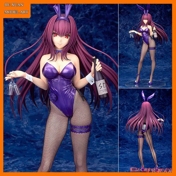 

100% оригинал: аниме Fate FGO Scathach 1/7 Bunny Girl ПВХ фигура аниме модель игрушки Фигурки Коллекционная кукла подарок