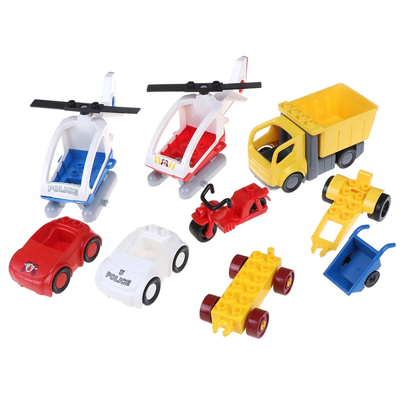 1 шт. модель мотоцикла автомобиля набор транспортных кирпичей большие частицы