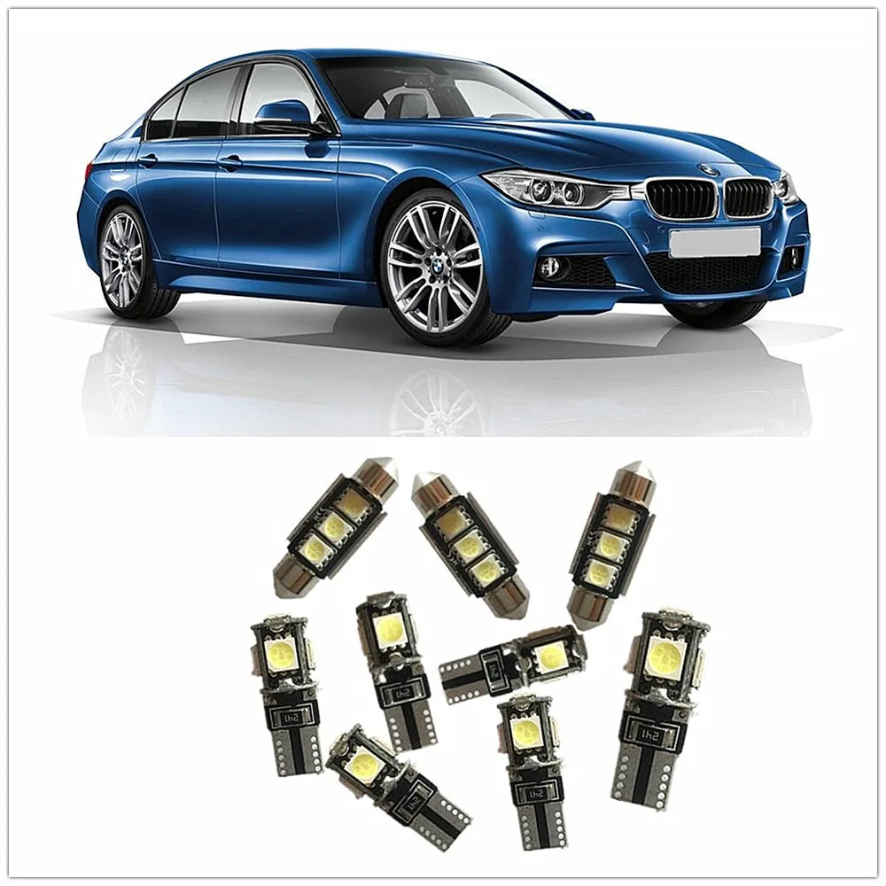 Комплект для внутренней установки с белым светодиодом комплект из 9 предметов BMW