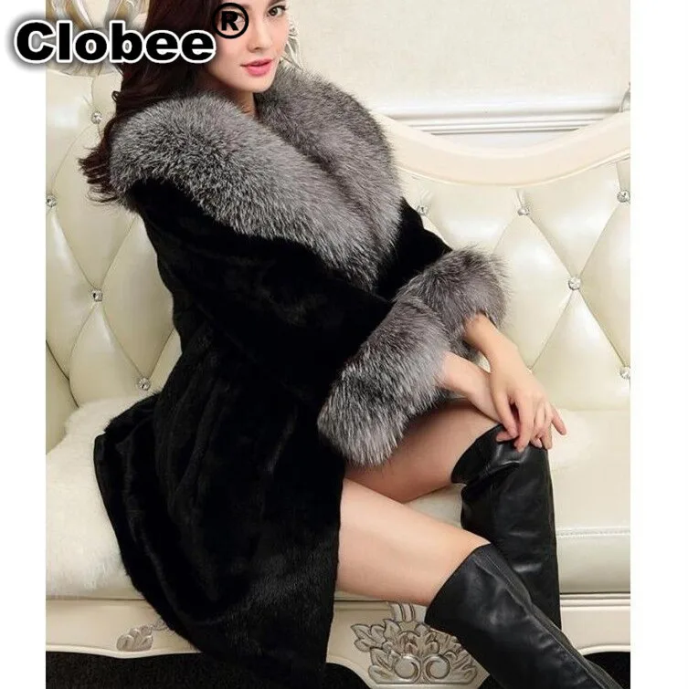 2019 женское осенне зимнее пальто из искусственного меха элегантное лоскутное с