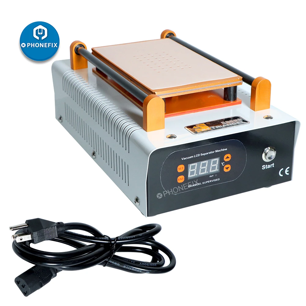 110220v build in vacuum 7 inch lcd touch screen separator machine kit for iphone samsung xiaomi mobile phone front glass repair free global shipping