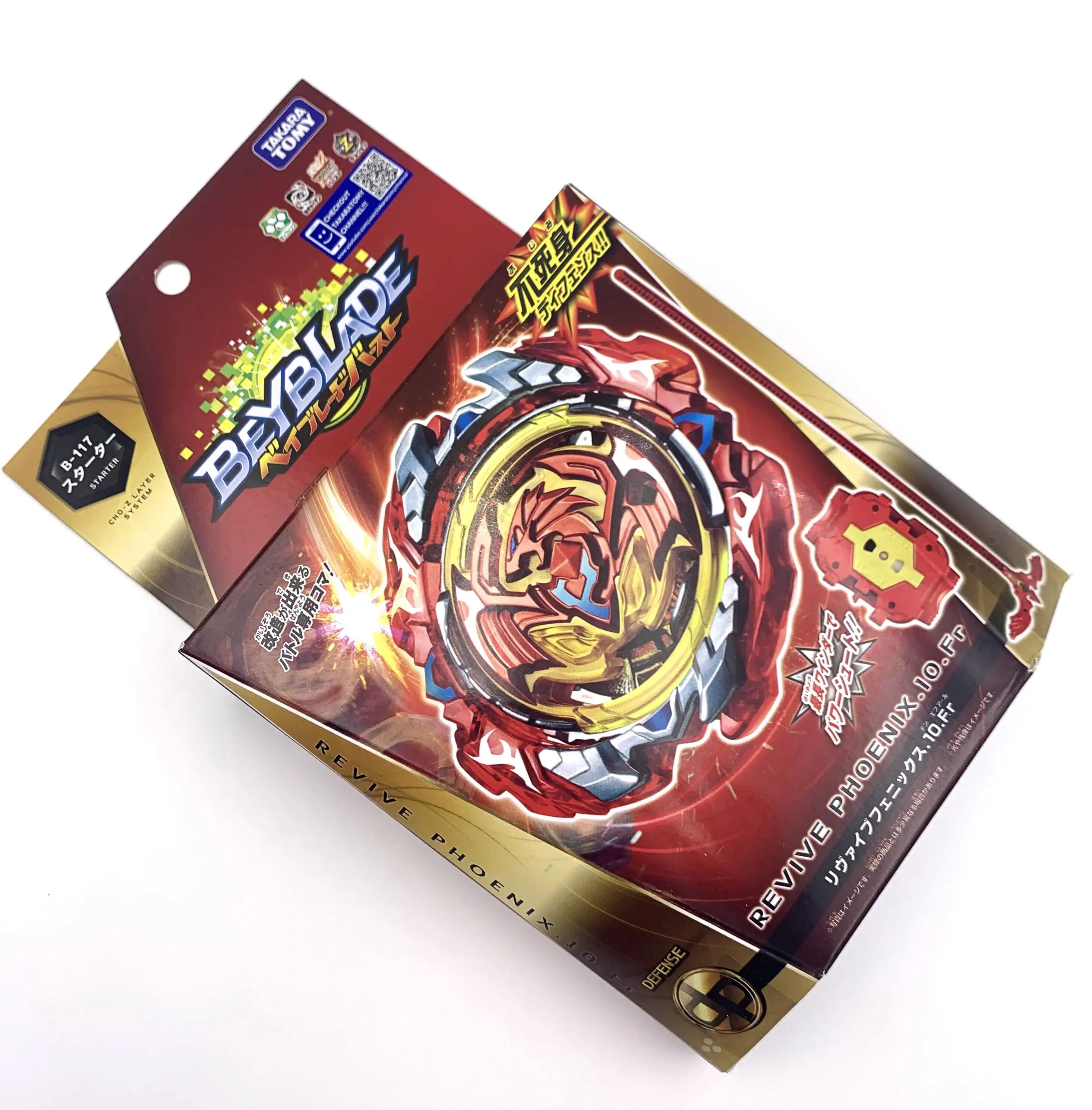 Оригинальный стартер Takara Tomy Beyblade BURST для возрождения Phoenix.10.Fr|Волчки| |