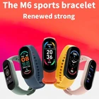 Оригинальные Смарт-часы M6 для мужчин и женщин, спортивный браслет, пульсометр, фитнес-трекер, Bluetooth Смарт-часы для Xiaomi, Apple, Android