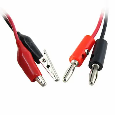 

29 1/2" Length Banana Connector to Alligator Test Probe Cable Clamp