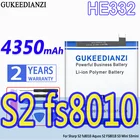 Аккумулятор большой емкости GUKEEDIANZI HE332 4350 мАч для Sharp S2 fs8010 Aquos S2 FS8018 S3 Mini S3mini Bateria
