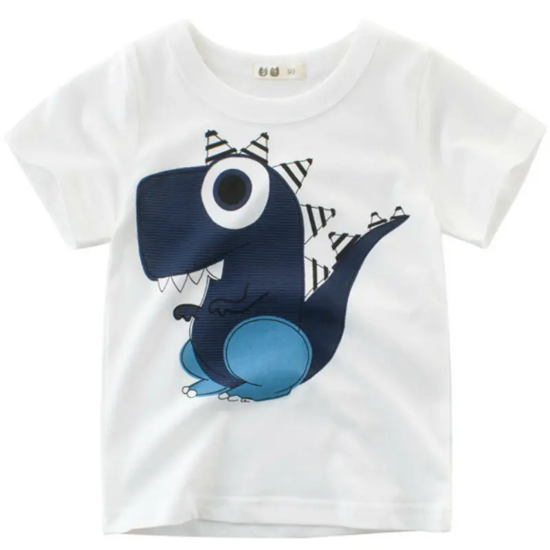 Детская одежда 2019 летняя детская футболка с коротким рукавом для мальчиков и