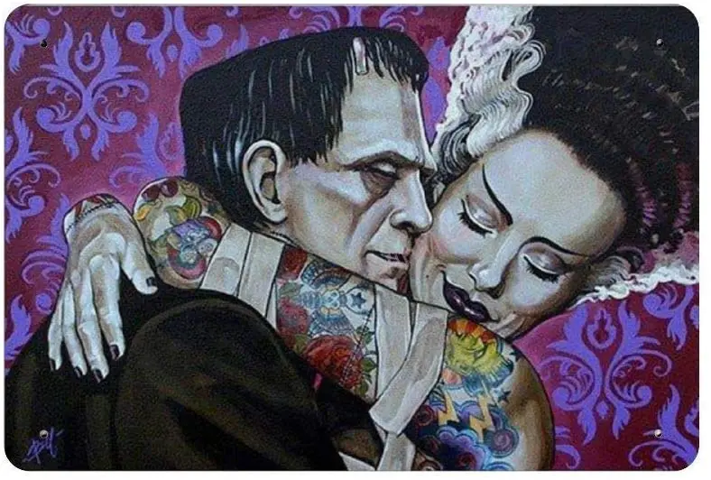 

Undying Love Retro Metal Tin Sign Plaque Poster Wall Decor Art Shabby Chic Gift Suitable 12x8 Inch