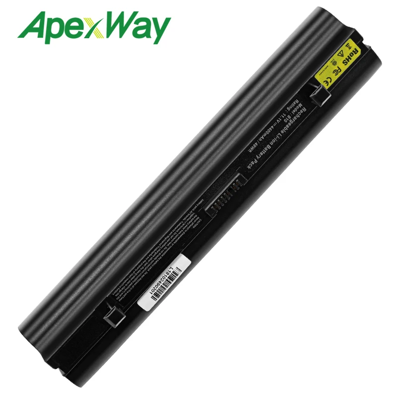 Аккумулятор Apexway для ноутбука Lenovo S9 S10 S10C S10e S12 L08C3B21 L08S6C21 L08S3B21 6 ячеек | Компьютеры и