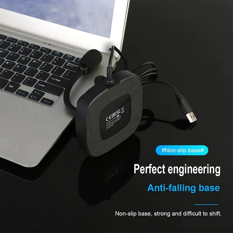 

G22 USB Computer Microphone, Omnidirectional Desktop Mini Desktop Microphone for Meetings, Game Commentary
