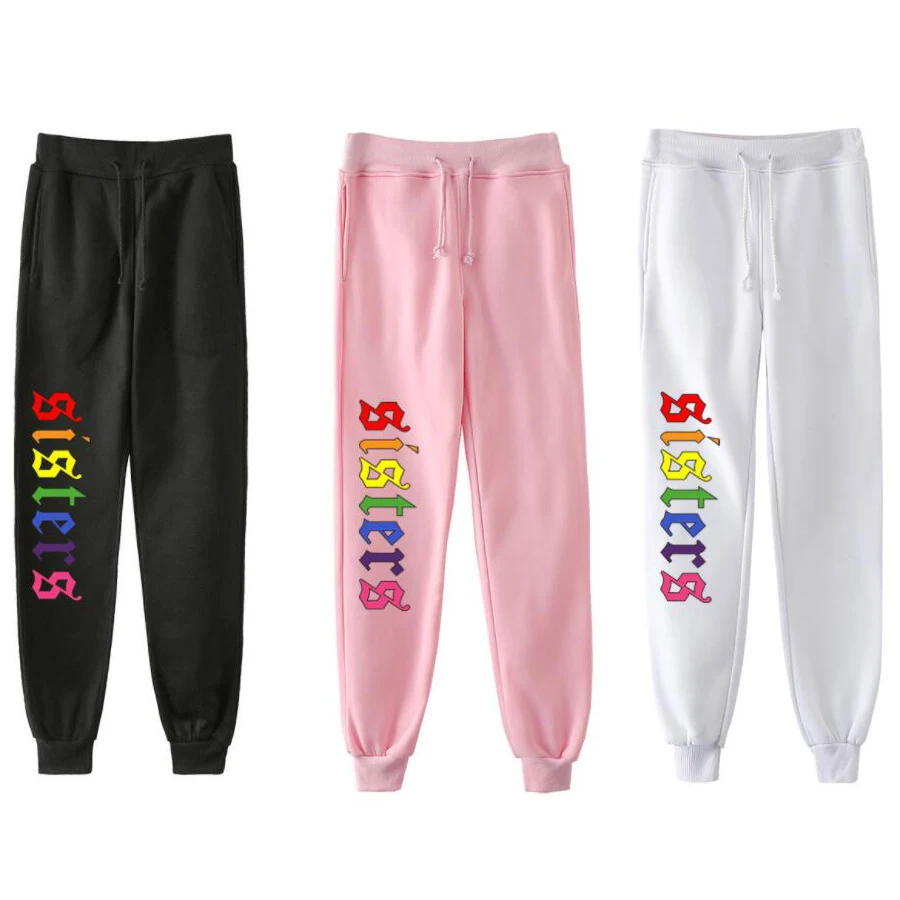 

Брюки для бега James Charles Merch Sister с логотипом, мужские женские и мужские штаны для бега, тренировочные штаны, длинные брюки, спортивные штаны для...