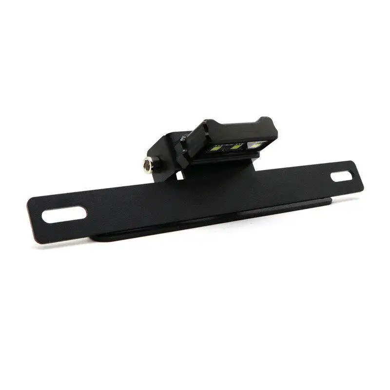 Модификация мотоцикла держатель номерного знака Светодиодные лампы в оправе