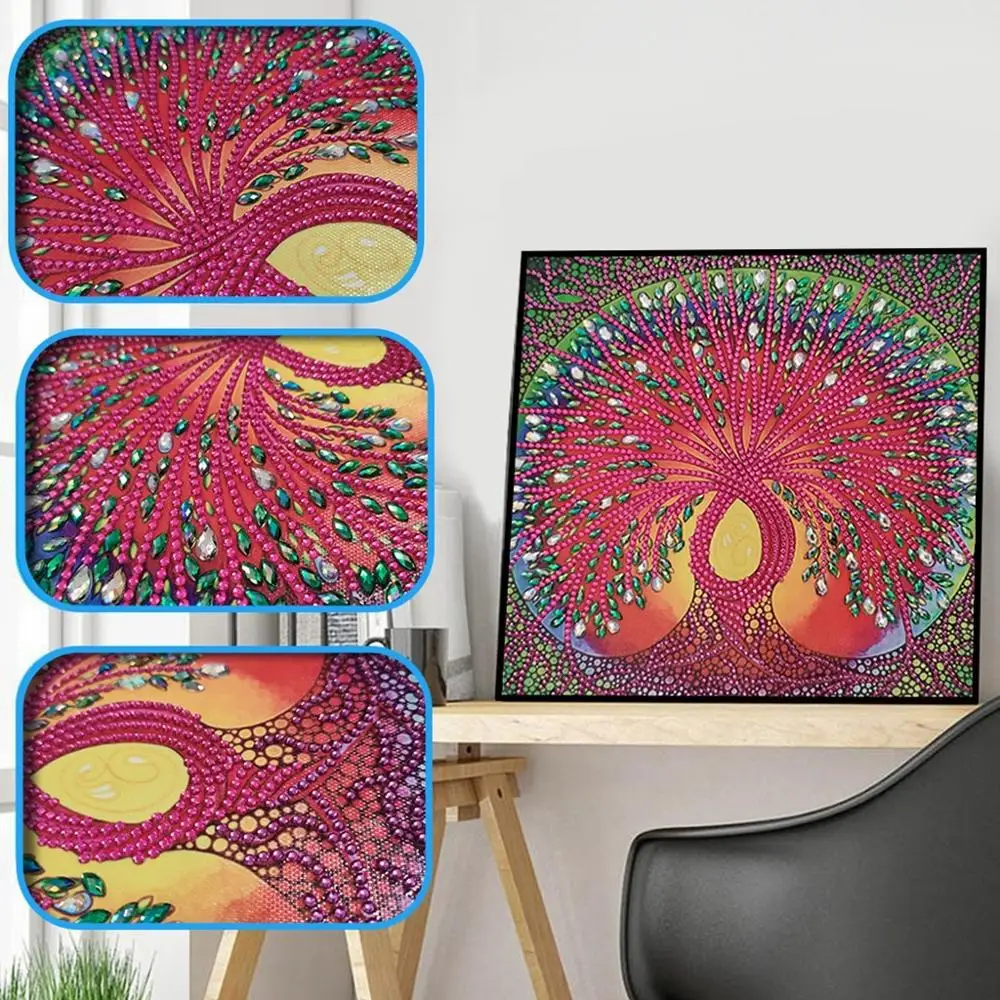 5D diamond painting Special Shaped peacock like Diamond Painting DIY Partial Drill Cross Stitch Kits Crystal алмазная вышивка32 |