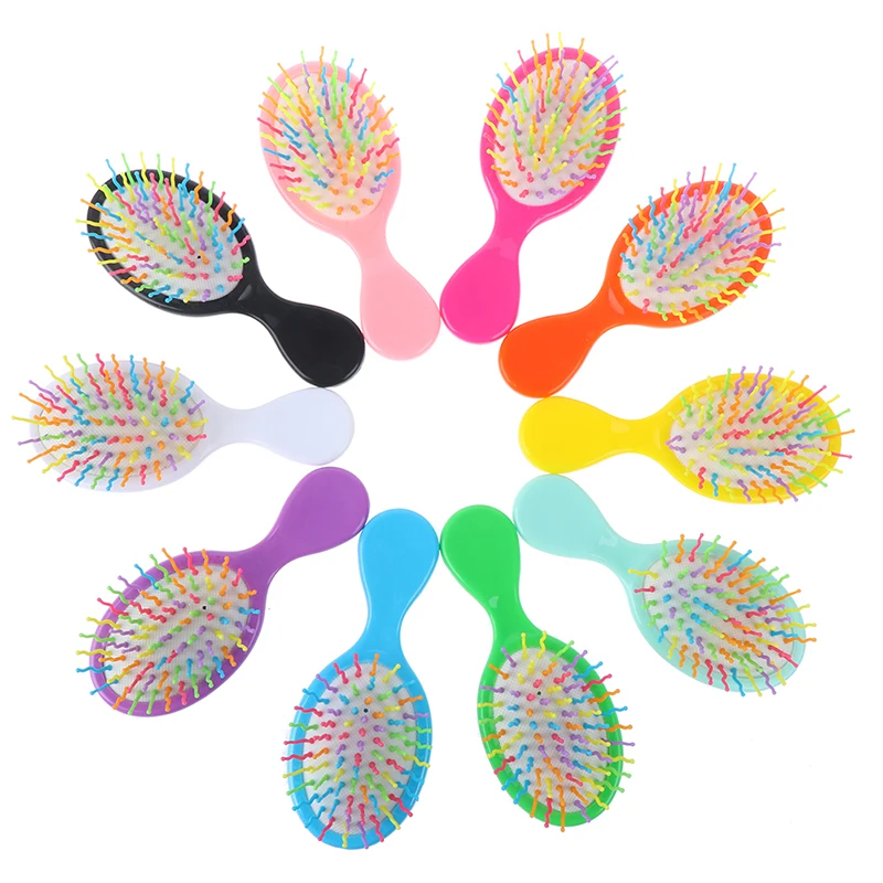 Расческа для волос пластиковая девочек портативный Антистатический удобный