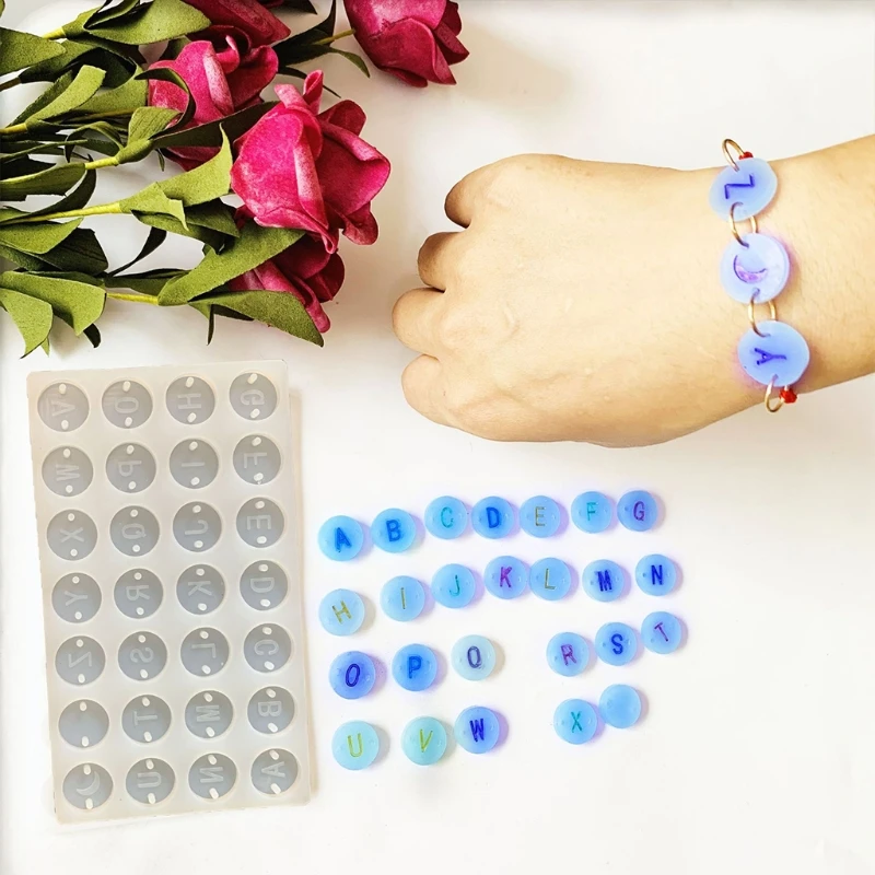 

Numbers Letters Earrings Epoxy Resin Mold Jewelry Necklace Pendant Silicone Mold