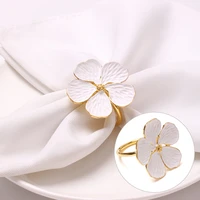 wedding simple plum napkin napkin 5 petals lucky flower napkin ring napkin ring