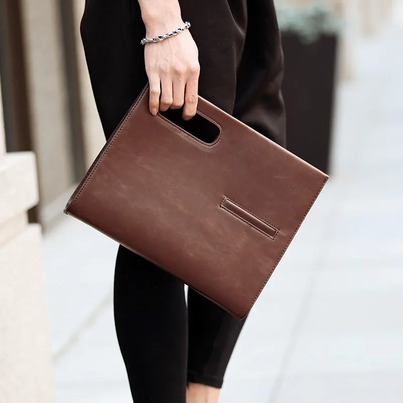 vintage mens handbag business office bags crazy horse leather new ipad mens messenger bag men shoulder bag bolsas male free global shipping