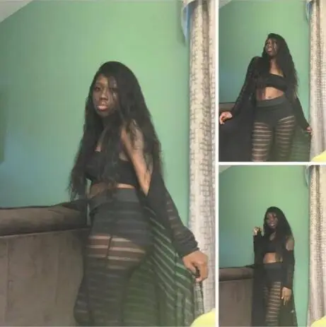 Соблазнительный комплект из 3 предметов прозрачная сетка Клубные наряды женский