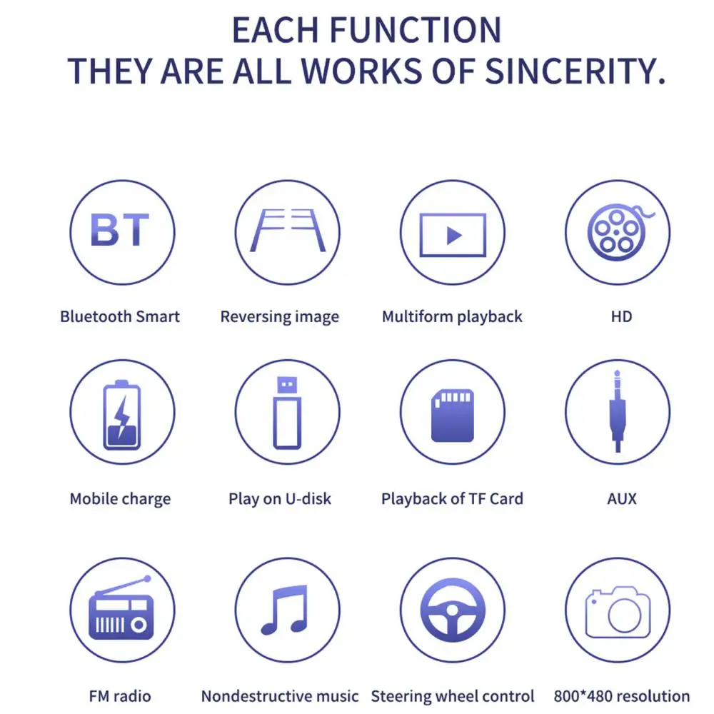 

75% Dropshipping!!A7 7 Inch Screen High Definition Car Bluetooth MP5 Player AUX U Disk FM Radio