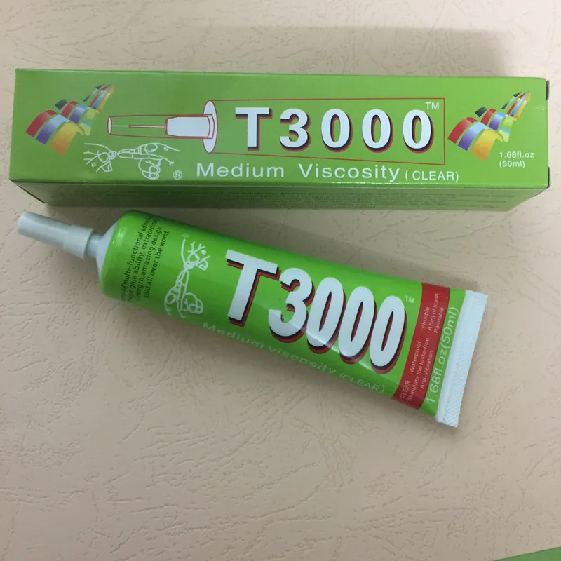 1 шт. Высокое качество 50 мл t3000 клей мобильный телефон сенсорный экран суперклей t