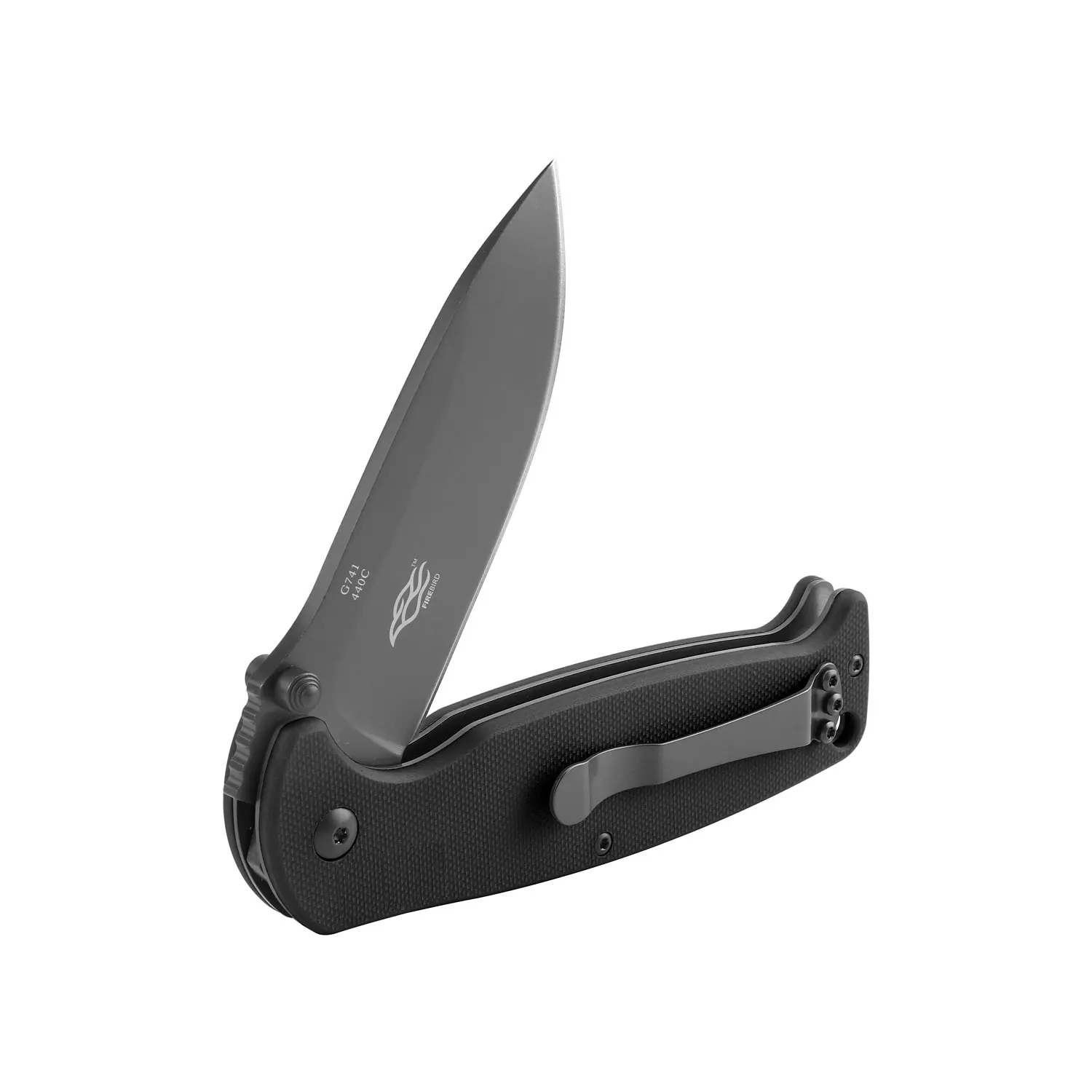 Складной нож Ganzo G7413 440C G10 карманный тактический Клинок с рукояткой и свистком 58