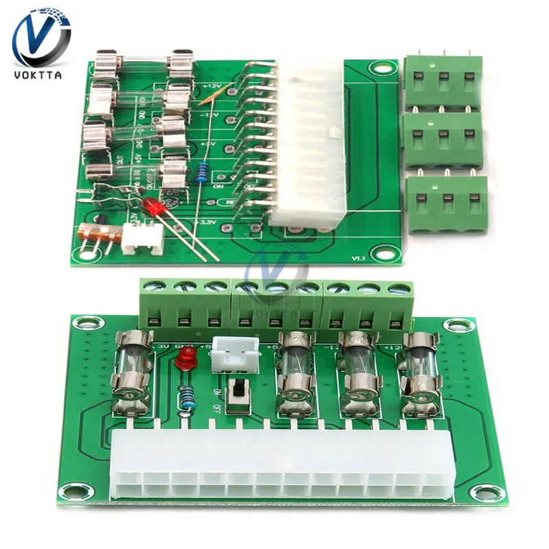 

Desktop ATX power adapter board computer ATX power Supply Breakout Transfer Board Outlet Wiring Adapter Extension Module For DIY