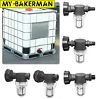 Шаровой кран для садового шланга 4-6 IBC тонны, нетоксичный штуцер для фильтра, соединитель для фильтра, садового шланга