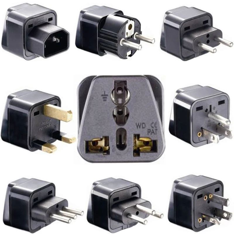 

Universal Travel Adapter Convert UK/US/AU/EU/FR/China/Swiss/Italy/Japan/Russia/Israel/Germany/American/Europea Power Plug