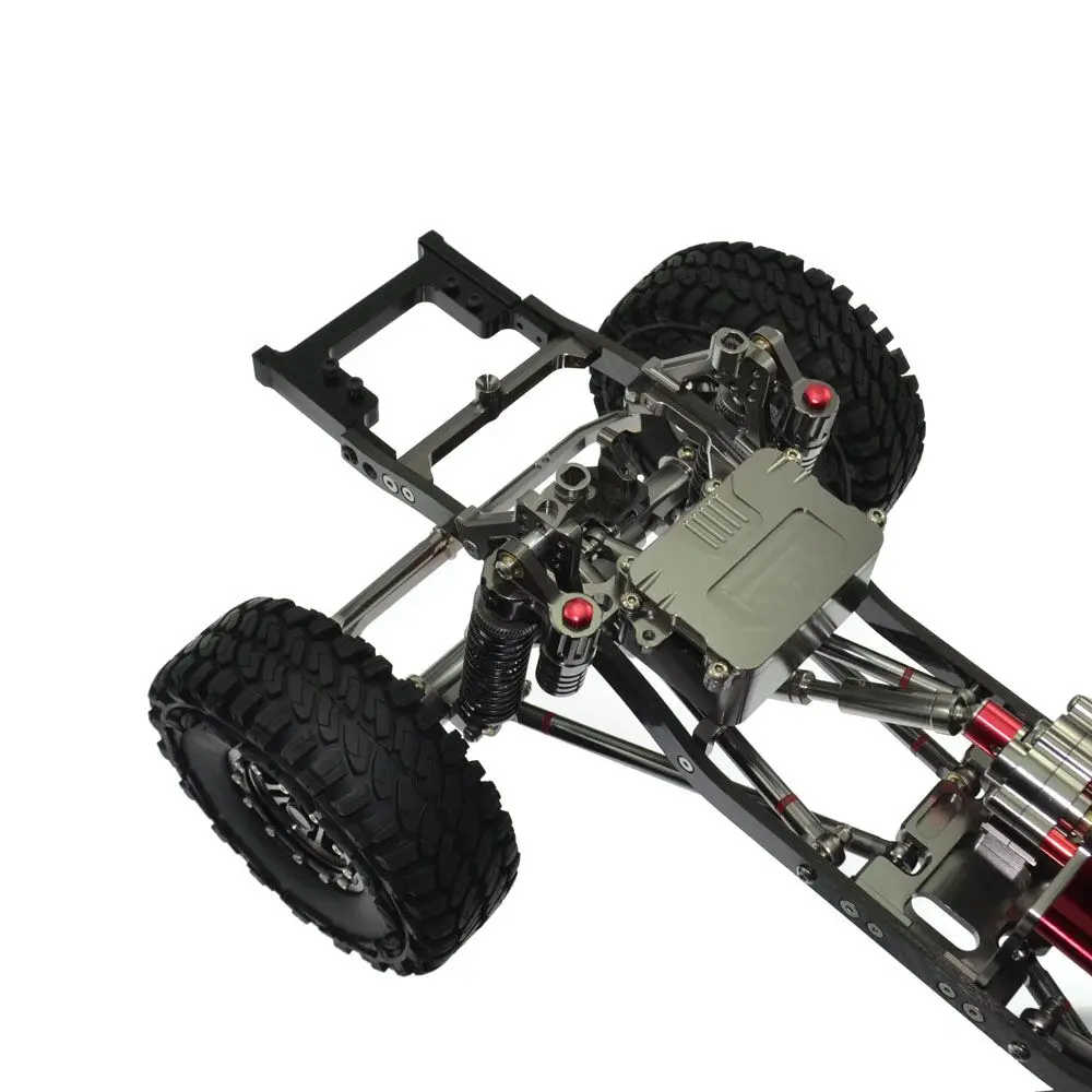 Аксессуары для радиоуправляемых моделей 1 шт. металлическая рама 1/10 RC Rock Crawler Scx10