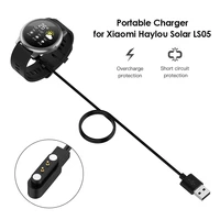 usb fast charging cable for xiaomi haylou solar ls05 power adapter accessories smart bracelet replacement charging cable