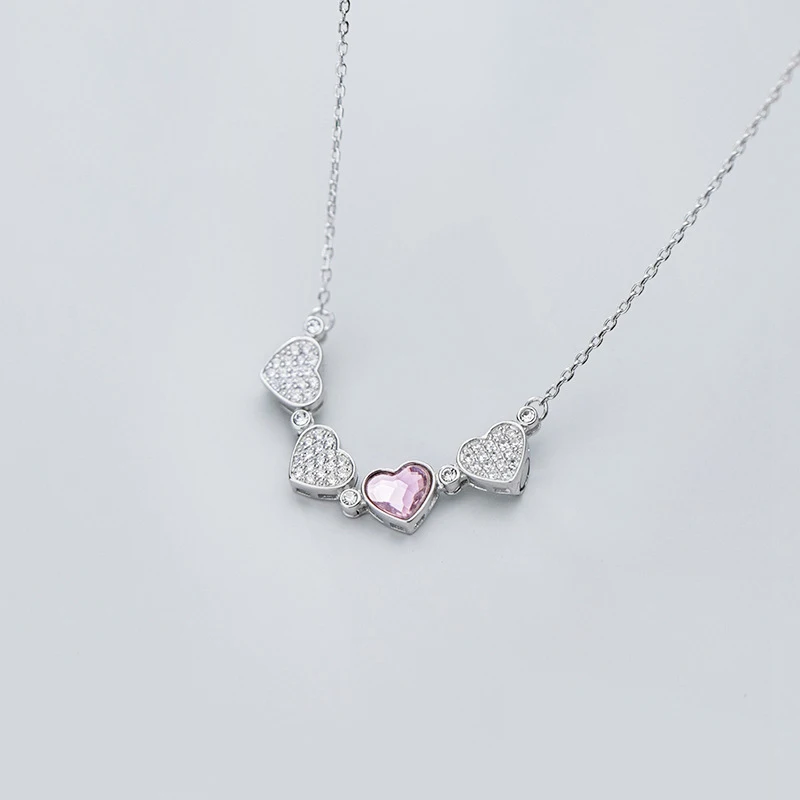 925 Серебряное колье в винтажном стиле с массивными Стразы для маленьких девочек