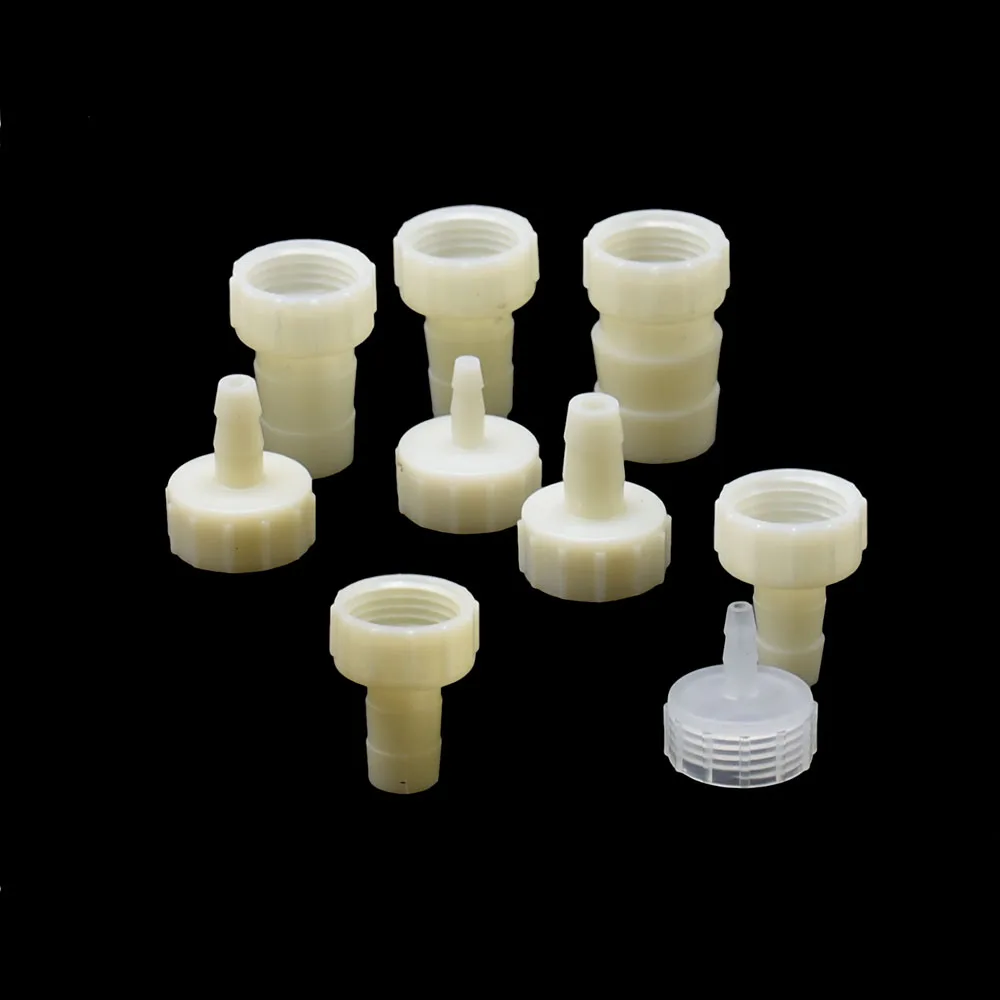 4/6/8/10/12/14/16/20mm Hose to 1/2 Female Connector Barb Water Pipe Connector Plastic Tube Fitting 2Pcs