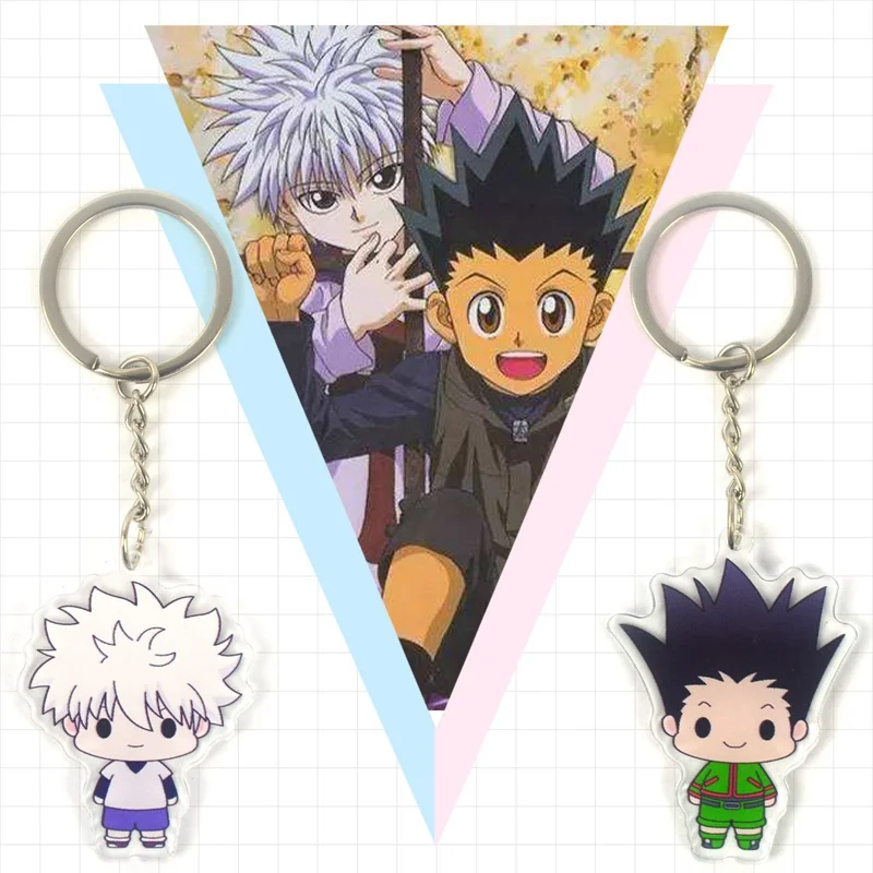 HUNTER x Аниме Killua Zoldyck Kurapika брелки мультфильм брелок косплей пластиковый подвесной