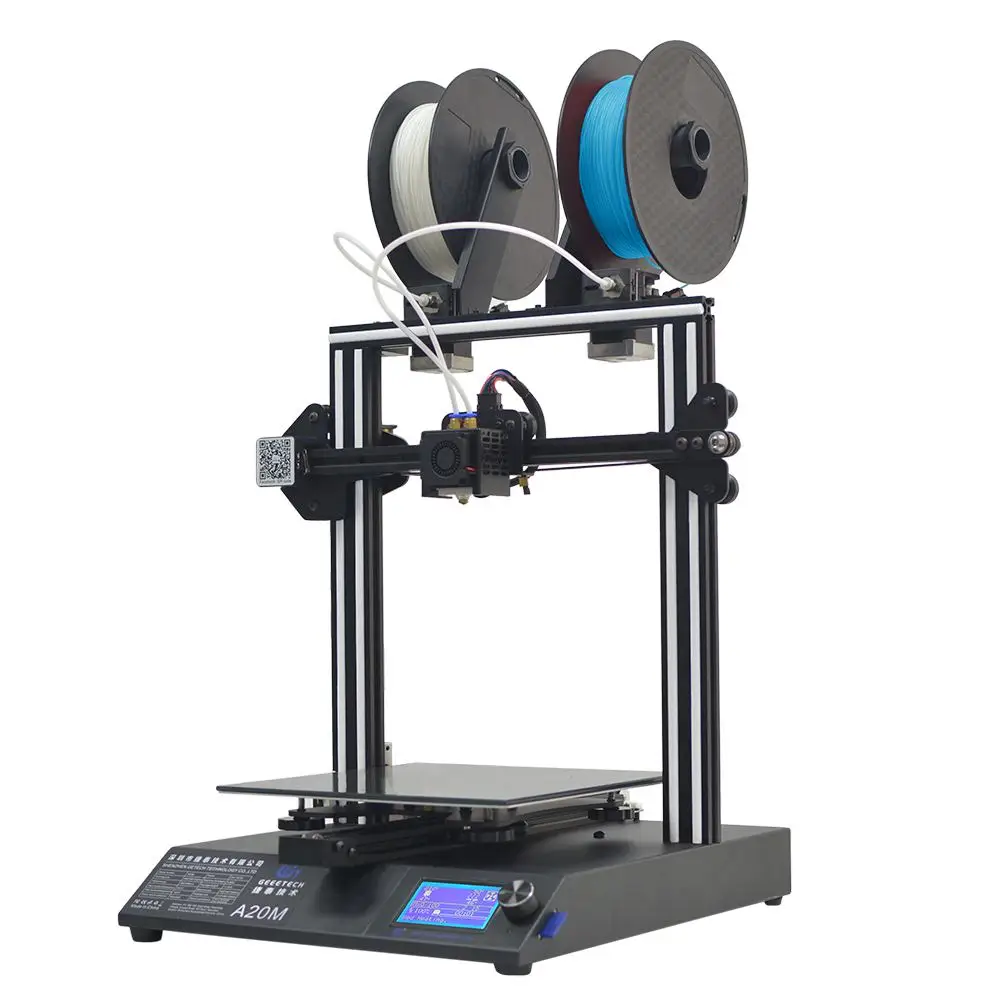 Verkaufen Geeetech A20M 3D Drucker Mix-farbe 255x255x255mm Druck Größe 3D Drucker Unterstützung Brechen-fortsetzen Fähigkeit WIFI Verbindung
