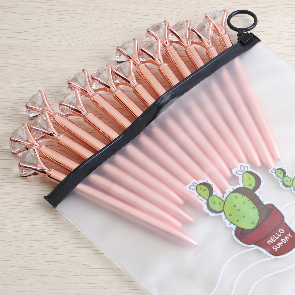 GENKKY розовое золото Подарочная шариковая ручка наборы канцтоваров серии Rosegold ручки для школы офисные поставщики ручка рождественские подарки