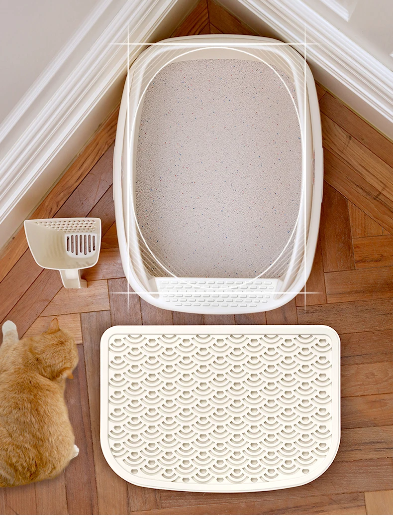 

Cat Sand Pot Fully Closed Cat Toilet Deodorization Extra Large Anti-splash Cat Sand Pot Cat Products Drawer Cat Dung Pot