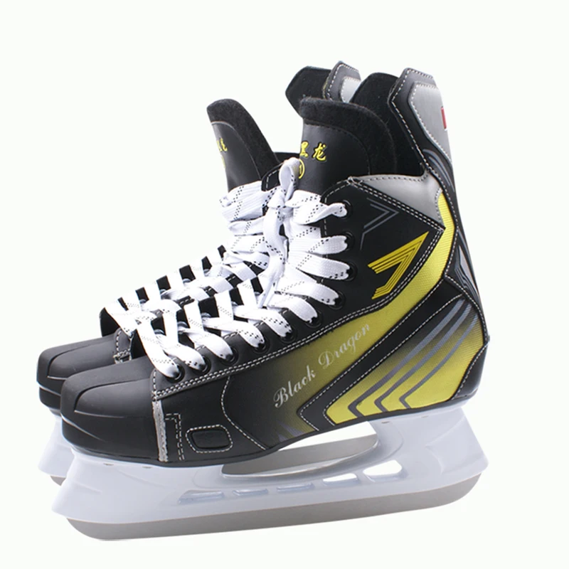 

Прохладные зимние взрослые подростковые профессиональные дышащие толстые теплые хоккейные коньки с лезвием для льда тренировочная обувь