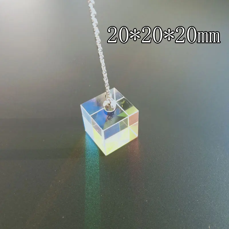 Призматическая Призма кулон шестигранный яркий и безупречный космический куб