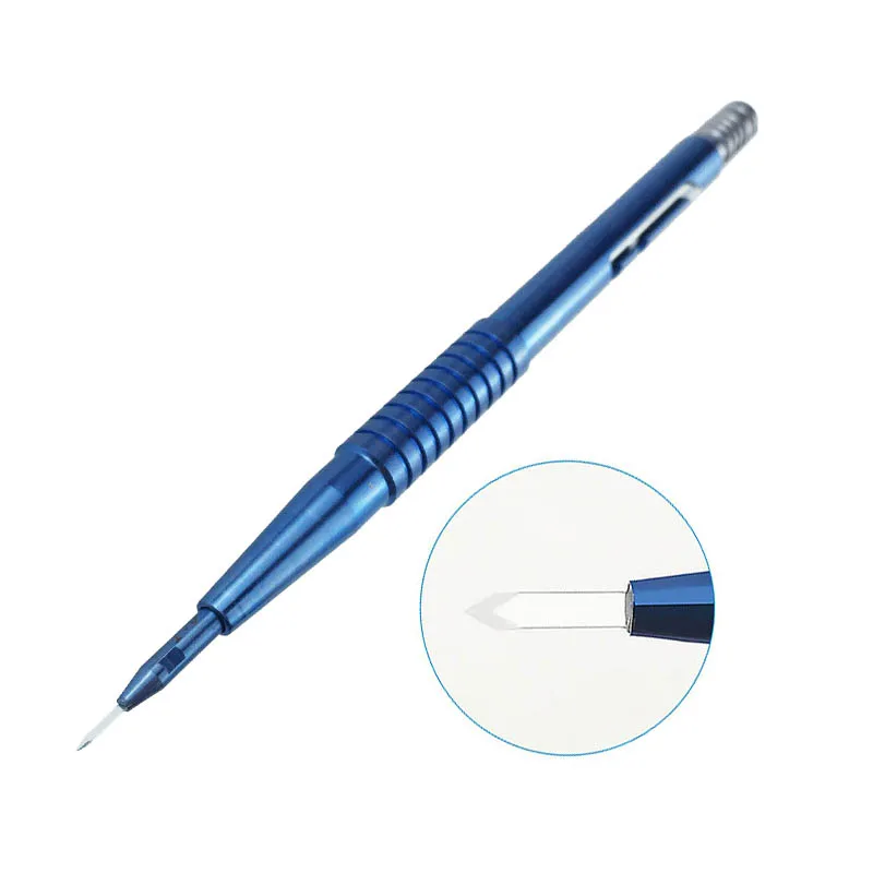 Hair Follicle Planting Pen Tip Extraction Planting Hair Eyebrow Hair Planting Sapphire Blade Manually Implanted Tools Hair Grown