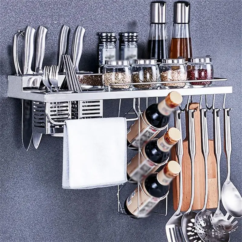 

Cosina Cosas De Organizador Organisateur Keuken Organizer And Storage Stainless Steel Mutfak Cocina Cuisine Kitchen Rack
