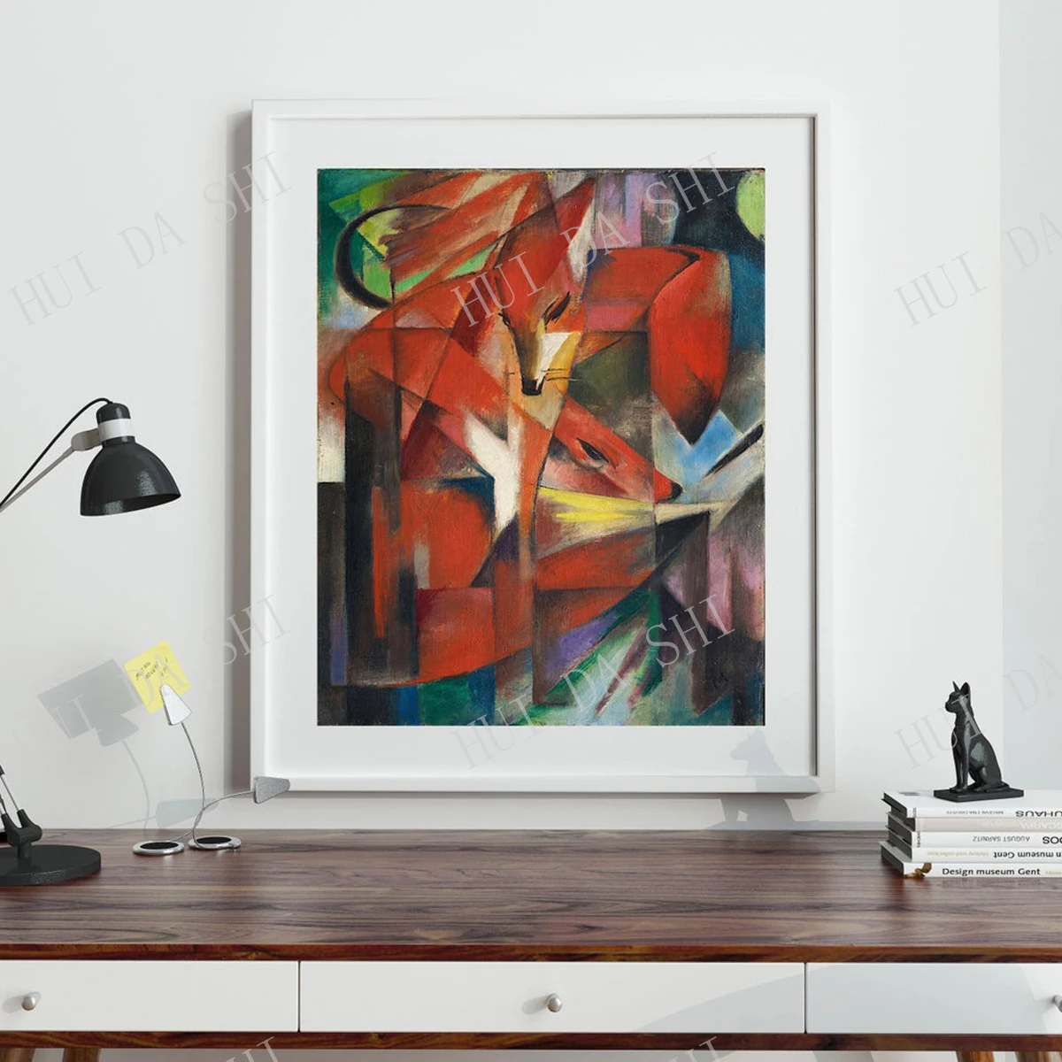 Лиса Франца Марка 1913 экспресс-Рисование искусство лиса настенное абстрактное