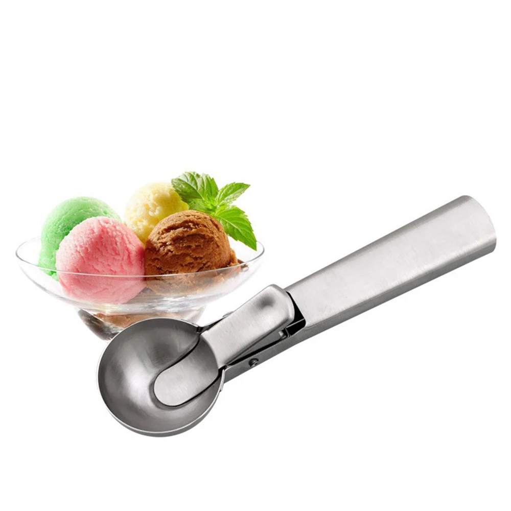 Ложка для мороженого ложка из нержавеющей стали с ручкой печенья Весенняя машера