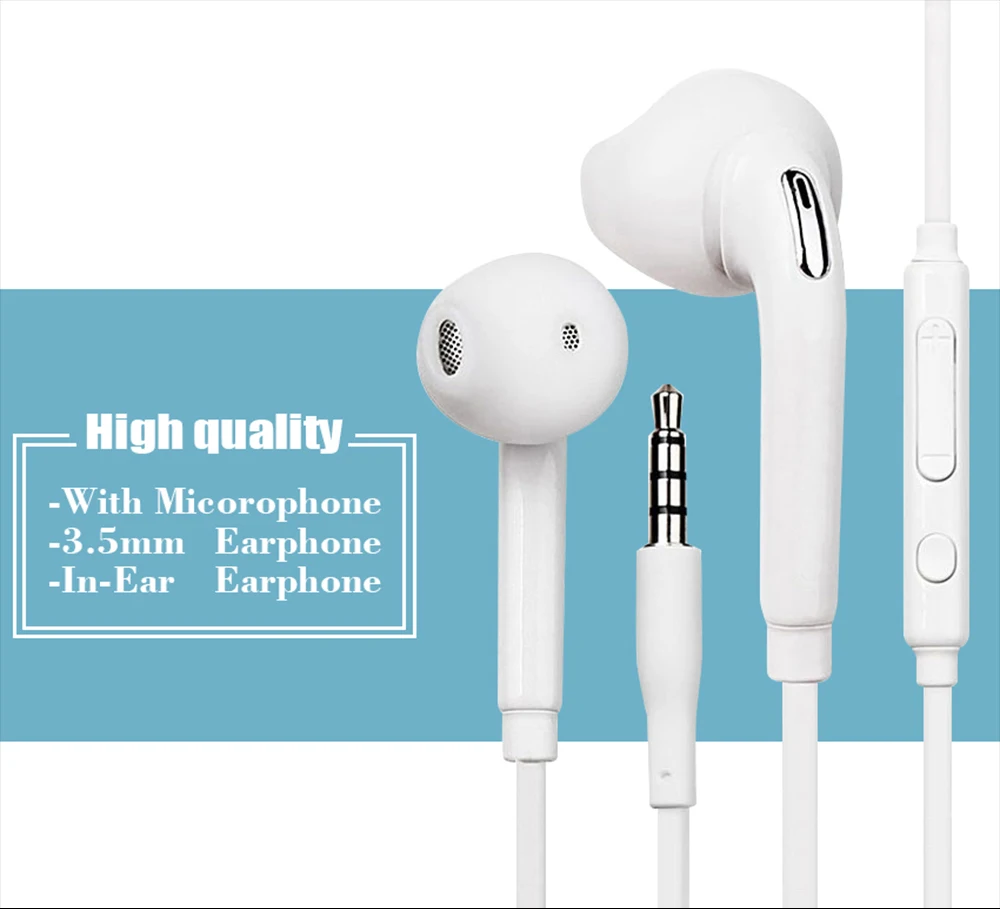 Проводные стереонаушники 10 шт./лот с разъемом 3 5 мм гарнитура дистанционным