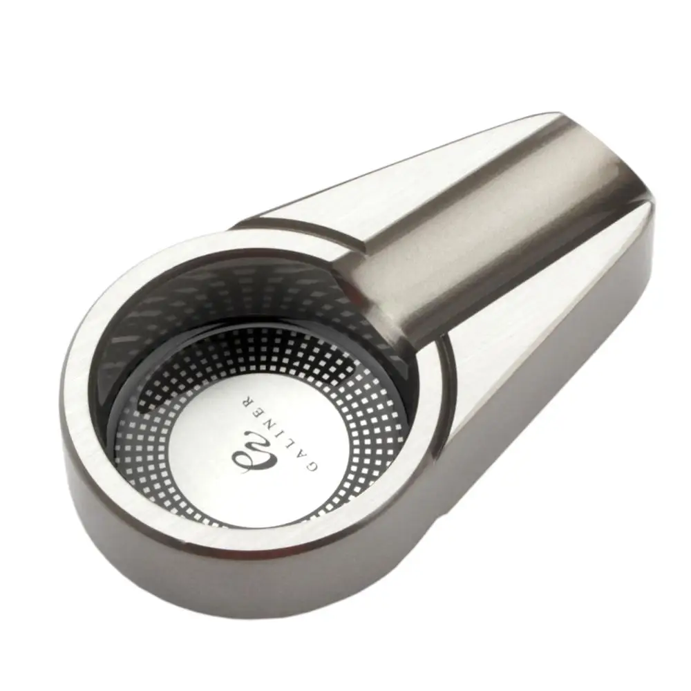 Galiner металлическая круглая пепельница для сигар переносная дорожная сигарет