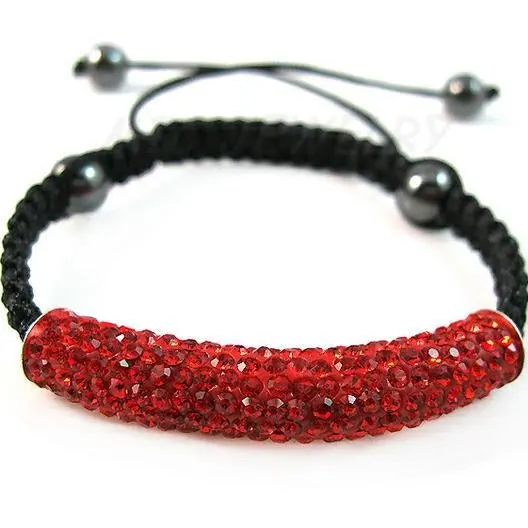 factory price New Arrival Mixed colour 8 pcs/lot Long Tube Bending Beads trendy crystal bracelet hr54 | Украшения и аксессуары